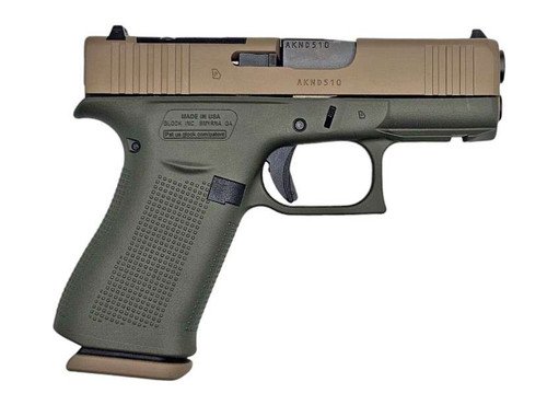 Glock 43X 9mm 3.41″ FDE/ODG UX4350204NOF