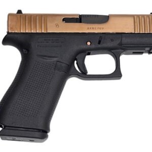 Glock 43X 9mm 3.41″ Black/Rose Gold UX4350201FRRGPVD