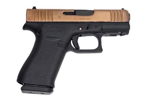 Glock 43X 9mm 3.41″ Black/Rose Gold UX4350201FRRGPVD
