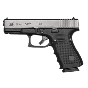 Glock G19 Gen 4 9mm 4″ Black UG1950713
