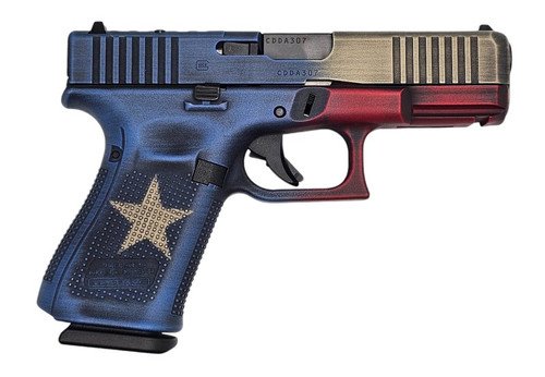 Glock 19 Gen5 9mm 4″Texas Flag 95S203TXFLAG
