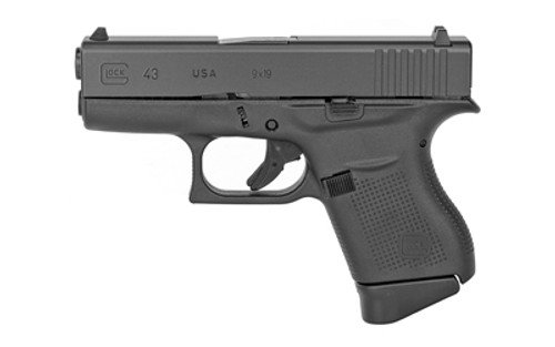 Glock 43X 9mm 3.39″ Black UR43509XFR