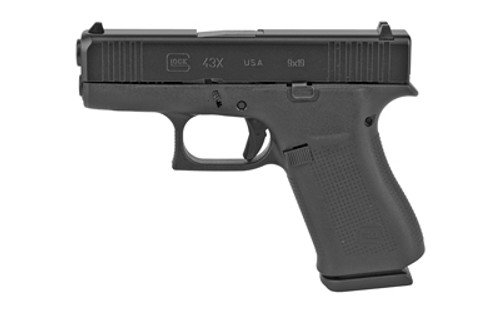 Glock 43X 9mm 3.41″ Black UR43509X