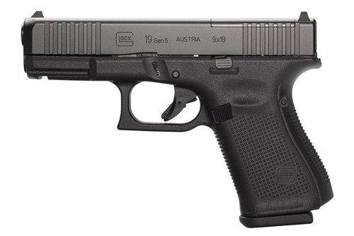 Glock 19 Gen5 9 mm Black PA195S201MOS