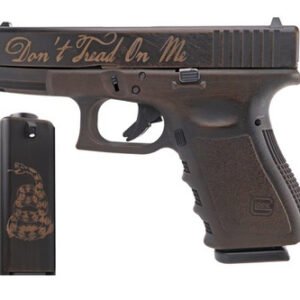Glock 19 Gen3 9 mm Black DONT TREAD ON ME PI1950203DTOM