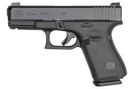 Glock 19 Gen5 9mm 4″ Black PA195S203MOS