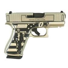 Glock 43X Trump Fight 9mm 3.41″ 10+1 Silver UX4350201FR MODTF43